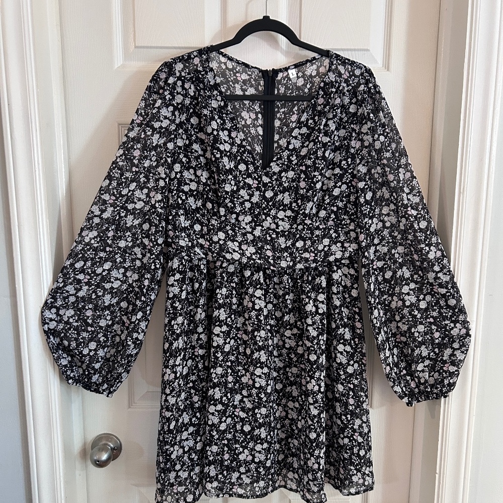 Shein Sheer Mini Dress, Large